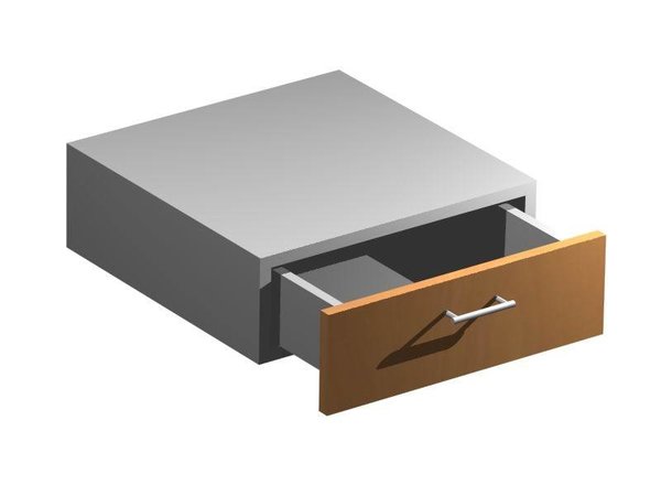 Z-1001 Schublade mit Einbaurahmen Unterbau fähig
